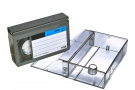 picture of VHS-C tape cases